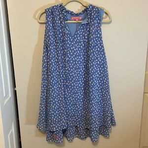 Simply southern blue dress/coverup! Worn once!